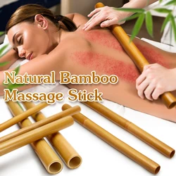 Natural Bamboo Massage Stick Wood Therapy Stick Gua Sha Massage Wood Therapy Tools for Body Contour Cupping Gua Sha Massager