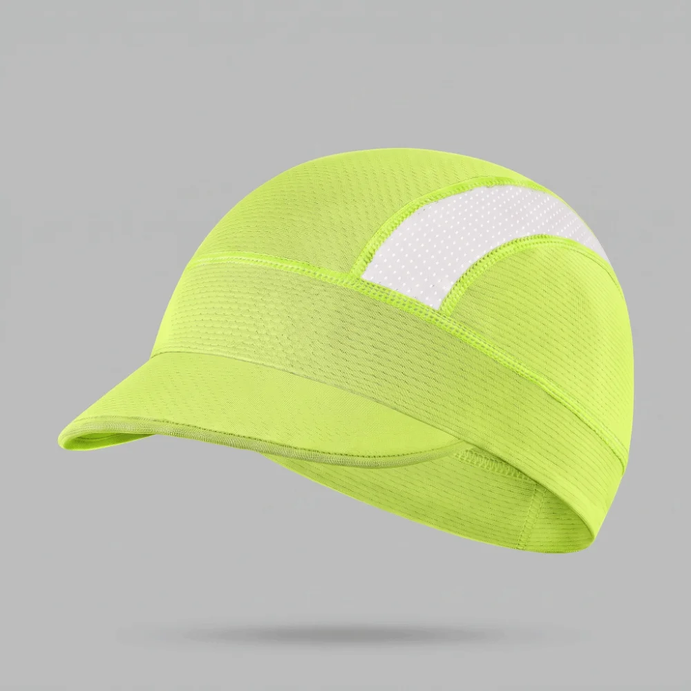 Breathable Mesh Cycling Caps Small Brim Thin Design Running Hat Polyester Material Sweat Absorption Baseball Cap Outdoor Sports