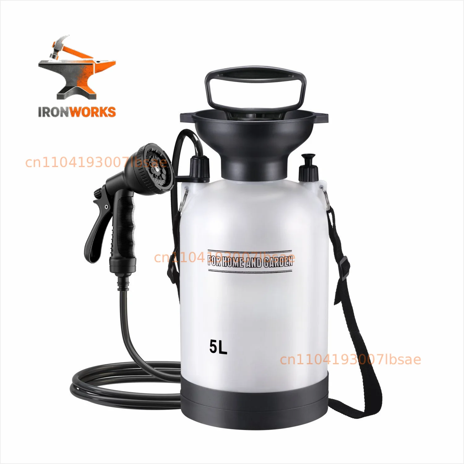 5 Liter Outdoor Camping Portable Shower - Surf Rinse Kit - Beach Shower Pump - Manual Air