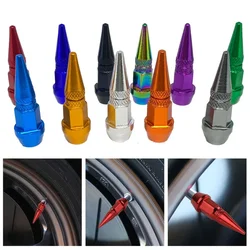Motorcycle Bullet Car Wheel Tire Valve Caps Tyre Rim Stem Covers Airdust Waterproof For Automobiles Motorcycles Trucks Bikes
