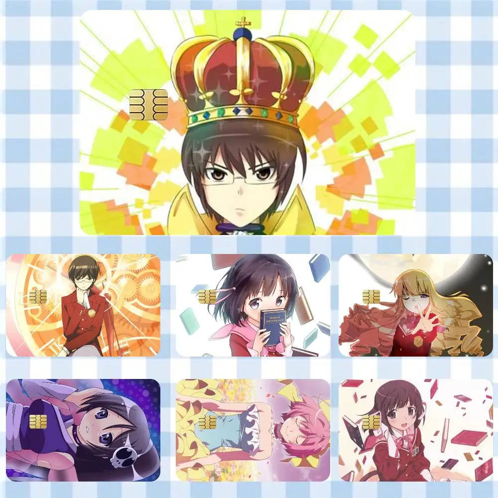 

Kami nomi zo Shiru Sekai keima Sticker Film Tape Skin for Credit Card Debit Card Cartoon Waterproof Stickers
