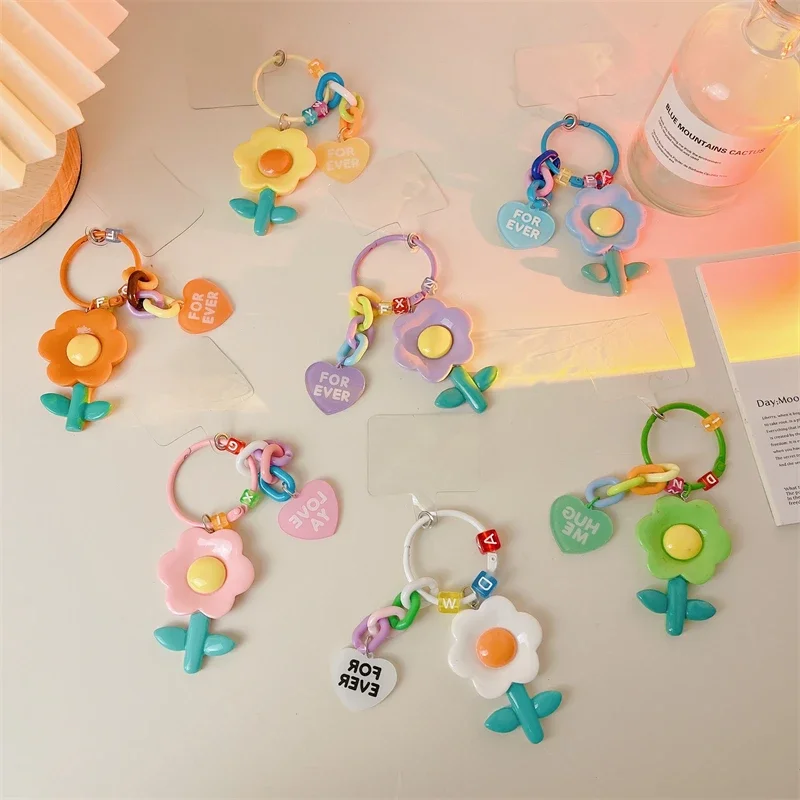 حزام دلاية ملون عباد الشمس ، مضاد للضياع لهاتف آيفون 14 ، 13 ، 12 ، 11 برو ماكس ، أنيق ، عالمي ، إكسسوارات رائعة ، كوريا