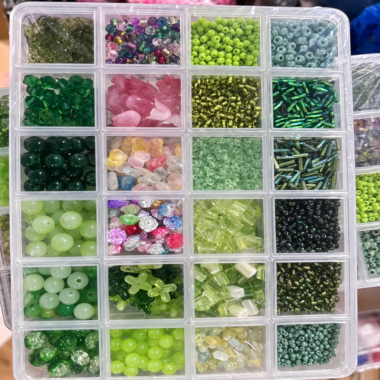 Diy Beading Material Kit Hanging Artificial Craft Kit Glass Beading Craft Kit Beaded For Balcony Studio Diy Leisure Time