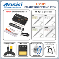 Original ts101 Soldering Iron PD 90W with Boost mode 50-400°C Adjustable Temperature Portable Digital Welding tools with TS-BC2