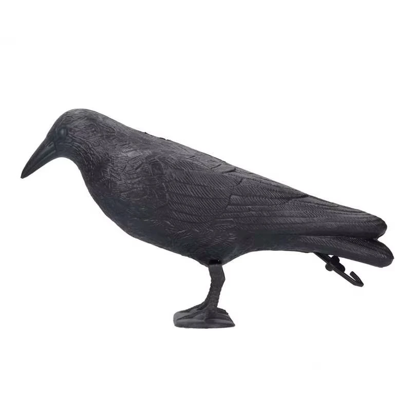 Plastic Crow Hunting Decoys Garden Bird Deter Scarer Scarecrow Mice Pest Control Deterrent Repeller Decor For Bird Control