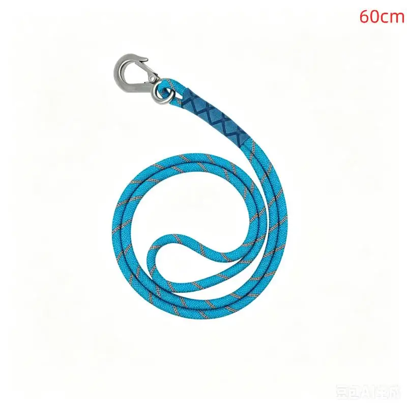 Heavy Duty Nylon Sling With Metal Hook - Wear-resistant - Suitable For Outdoor Hammocks, Tree Swings, And Patio Chairs