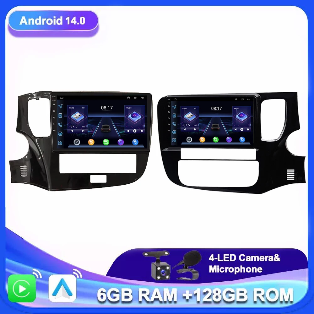 

For Mitsubishi Outlander 3 GF0W GG0W 2012 - 2018 Car Radio Multimedia Video Player GPS Navigation 4g+wifi Stereo Carplay