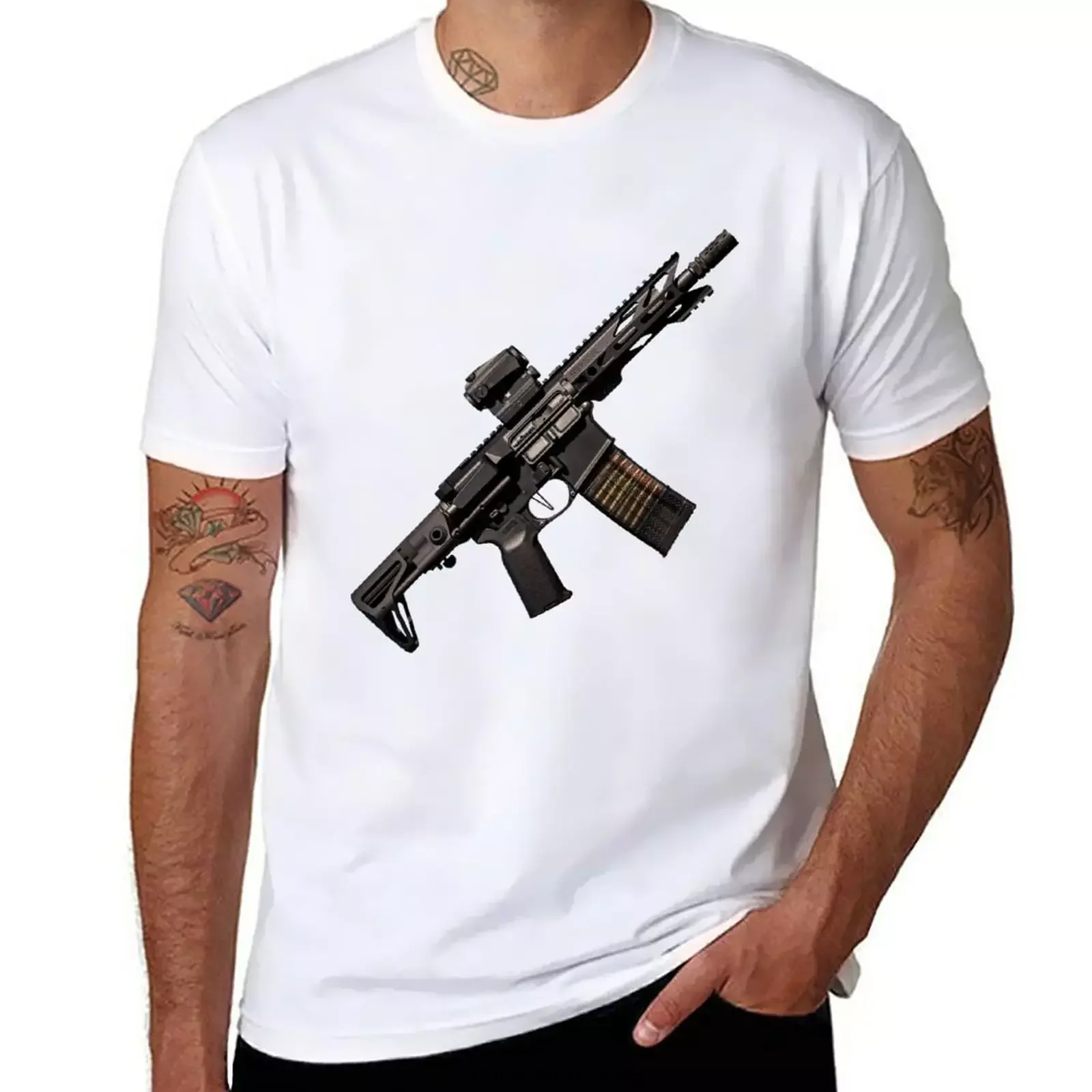 AR15 STNGR Diagonal 2nd Amendment 2a T-Shirt cute clothes customs funny t shirts for men