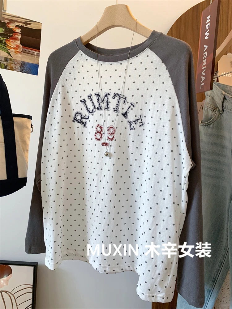 

Long Sleeved T Shirts V Collar Womens Winter Plush Lined Ribbed Cuff Stand Workplace Lady Formal Gentle Toasty Warm Layered Tees