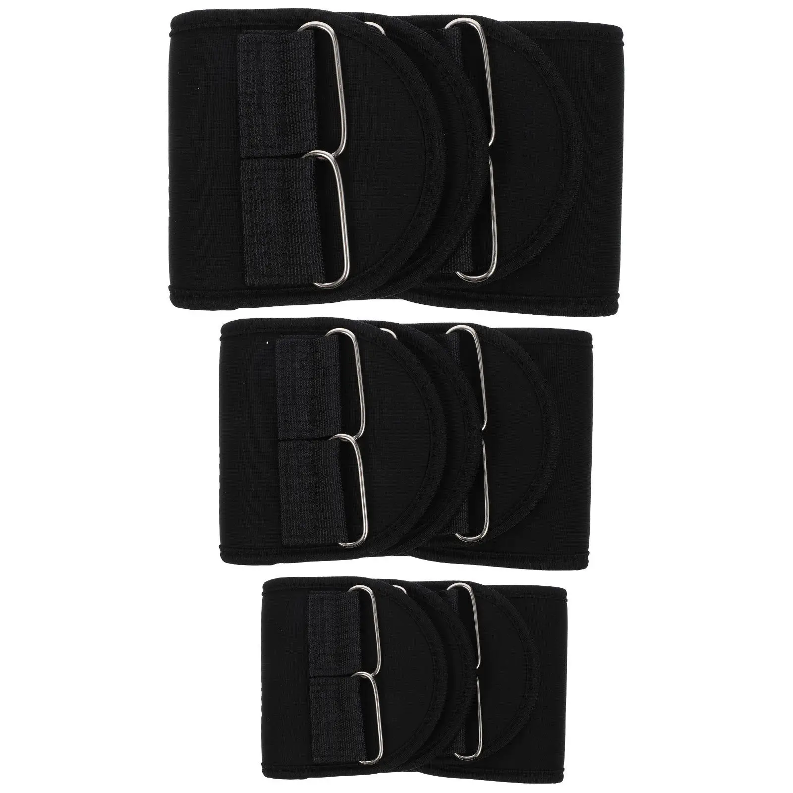 3Pcs Legs Posture Corrector Belt Bow-Legged Correction Bandage for O-Type X-Type Legs Size M Black Orthotic Brace - view 4