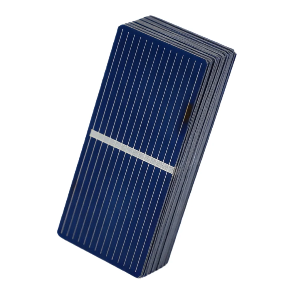 100pcs 0.5V Polycrystalline Silicon For Solar Panels for Series Parallel Connection in for custom For Solar Power Setups