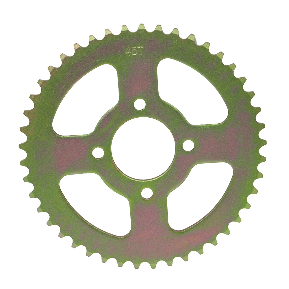 420 chain 45T motorcycle rear sprocket suitable for 70CC 90CC 110CC 125CC 140cc 250CC Pit Dirt Cycle ATV four-wheel motorcycle