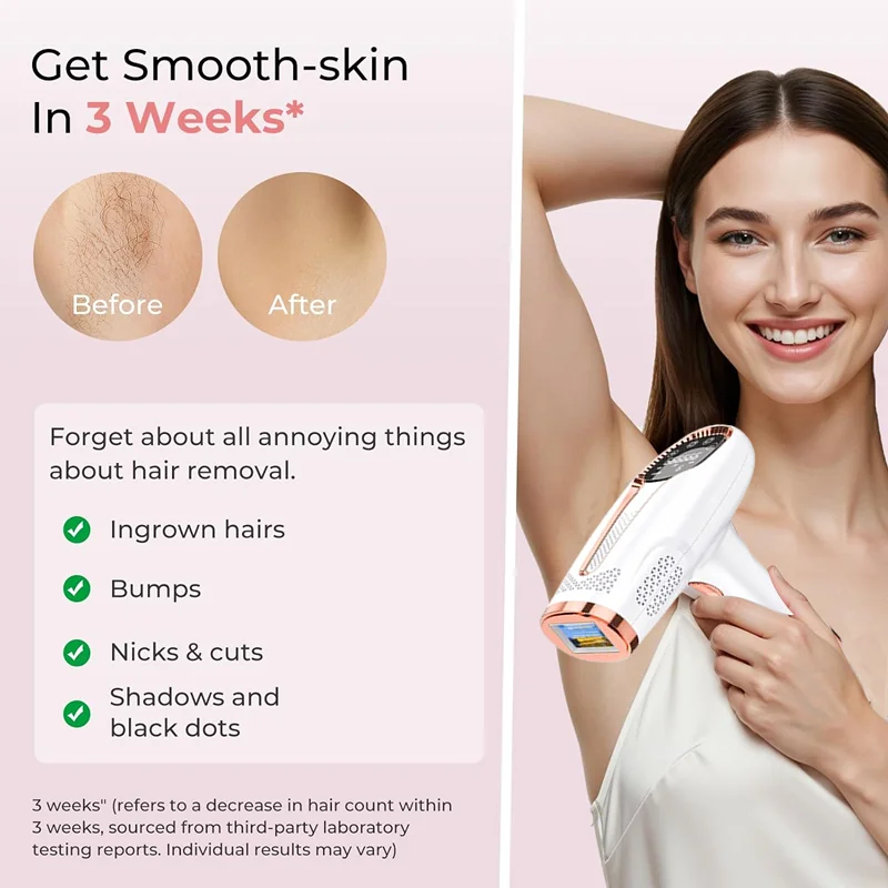 آلة إزالة الشعر بالليزر IPL الدائم للنساء آلة إزالة الشعر لحلاقة الوجه آلة قطع الشعر للرجال ماكينة حلاقة جزازة إزالة الشعر بالليزر #3