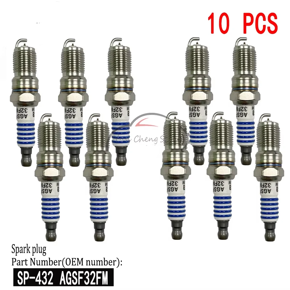 SP-432 AGSF32FM Platinum Spark Plug For Ford Mercury Contour E-150 Explorer F-250 Ranger Thunderbird Lincoln Mark VIII Town Car