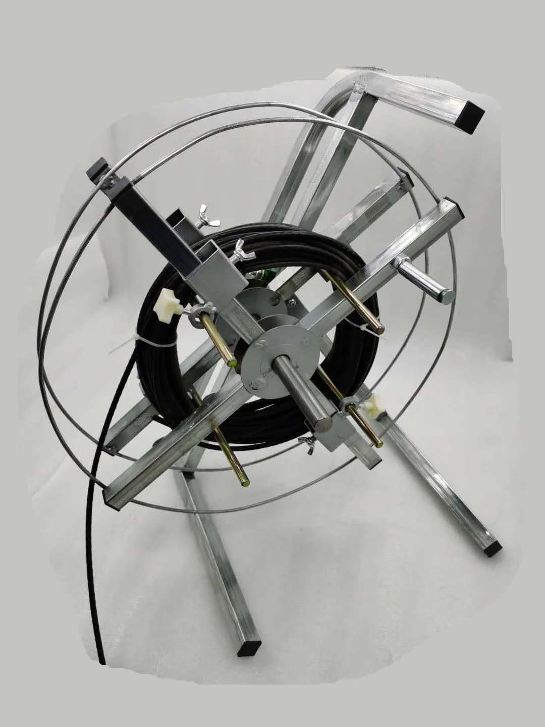 Cable winding frame reeling cable bundling cable winder power cord fiber optic network cable monitoring frame