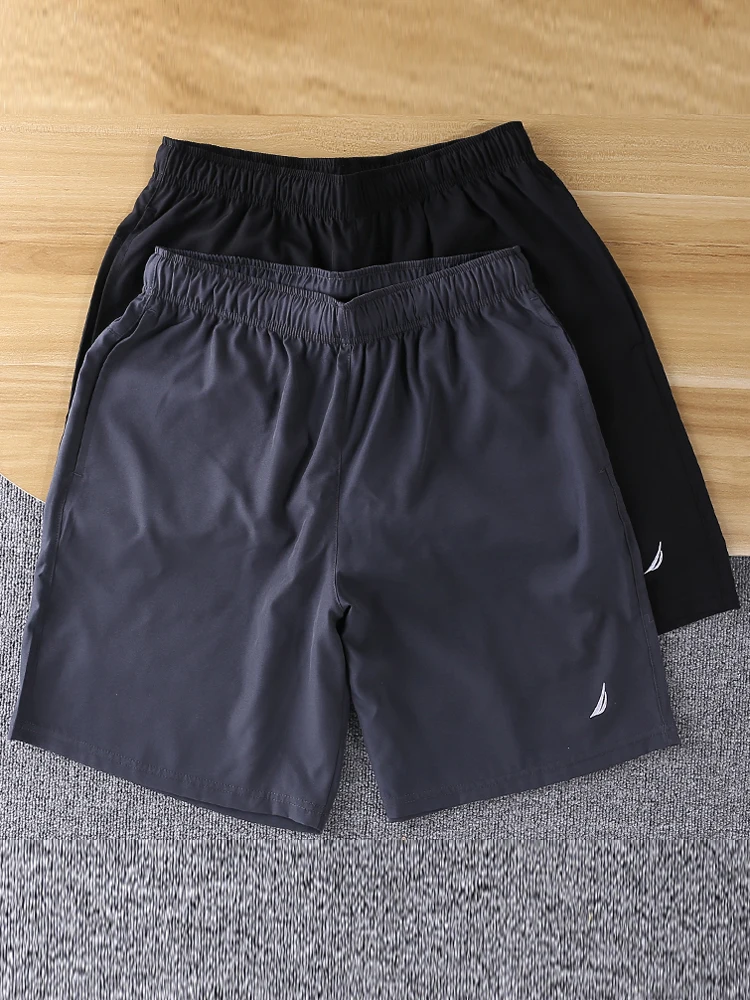 

Lightweight Breathable Qui Dry Outdoor Men's orts Summer Spor Five Inch Pants Casual Loose Fit Straight Leg Polyester F...