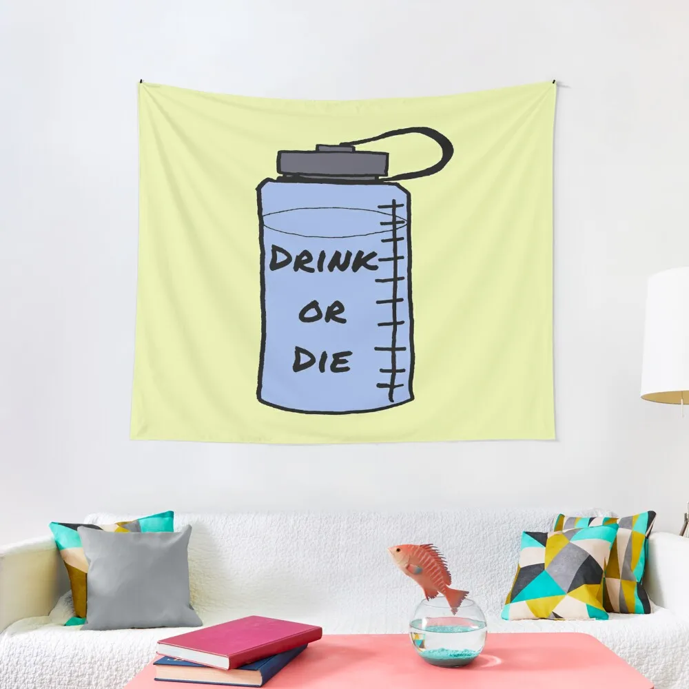 

Drink or Die Tapestry Aesthetic Room Decoration Aesthetic Room Decor Bedroom Decor Carpet Wall Tapestry