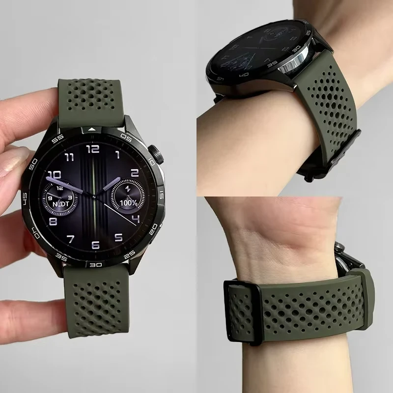 Originele Siliconen Sportband voor Xiaomi Horloge S4 Sport S3 2 S1 Pro/Kleur 2 Rubberen Band voor Universele 22 MM Armband Accessoires