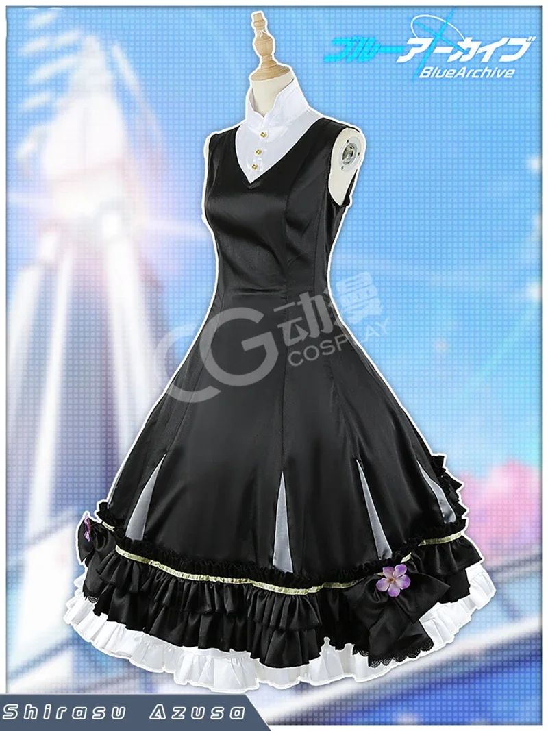 Game Blue Archive Sirasu Azusa Cosplay Costume Women Cute Party Uniforms  Cost Skirts Halloween Carnival Suit Outfits Custom Made - AliExpress  200000532