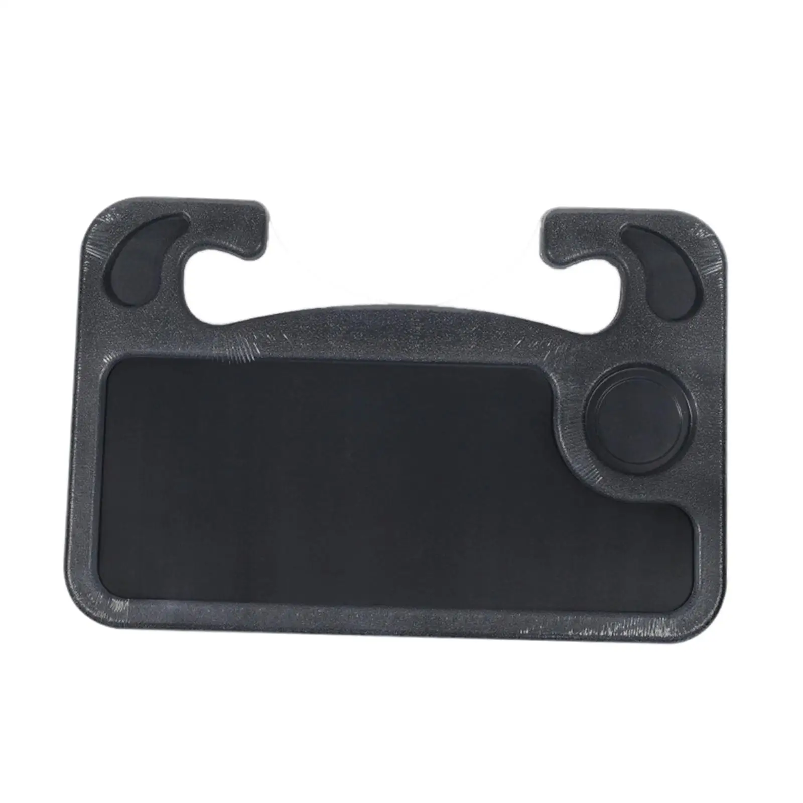 Auto Steering Wheel Tray Plastic Portable Desk Table Food Snack Dining Vehicle Interior Mount for Drivers Laptop and Tablet