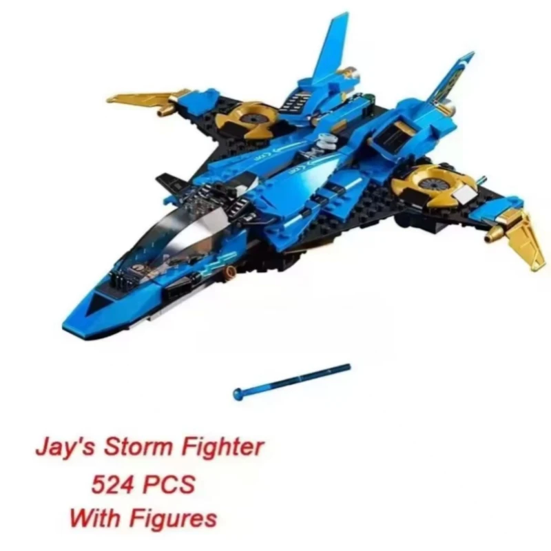 

Blue Storm Fighter Building Set, Creative DIY Cool Toy for Builders, Perfect Holiday Gift