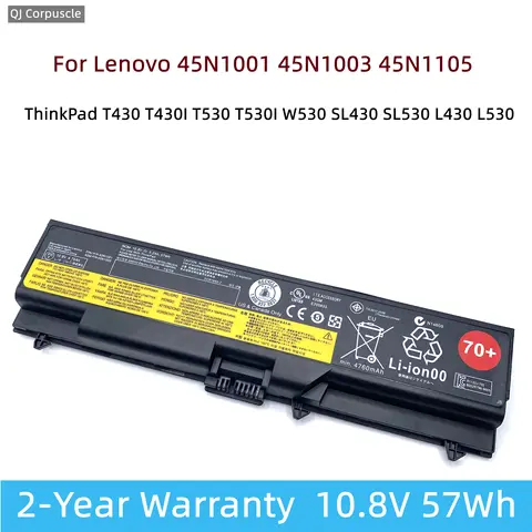 Neue Original 45N1001 Laptop Batterie Für Lenovo ThinkPad T430 T430I T530 T530I W530 SL430 SL530 L430 L530 45N1104 45N1105 45N1003