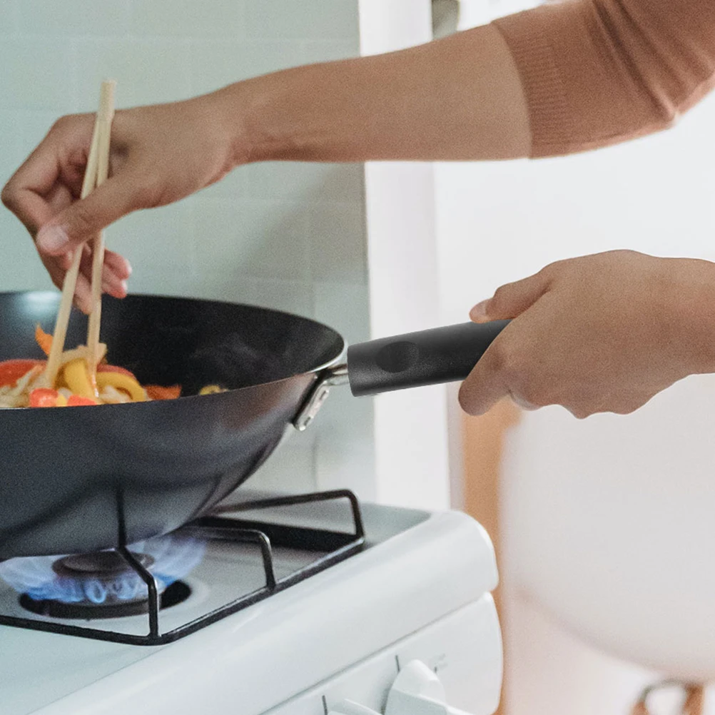 

2Pcs Detachable Pan Handle Replacement Universal Anti-Scald Cooking Pot Grip for Home Outdoor Use High Heat Resistance Easy to