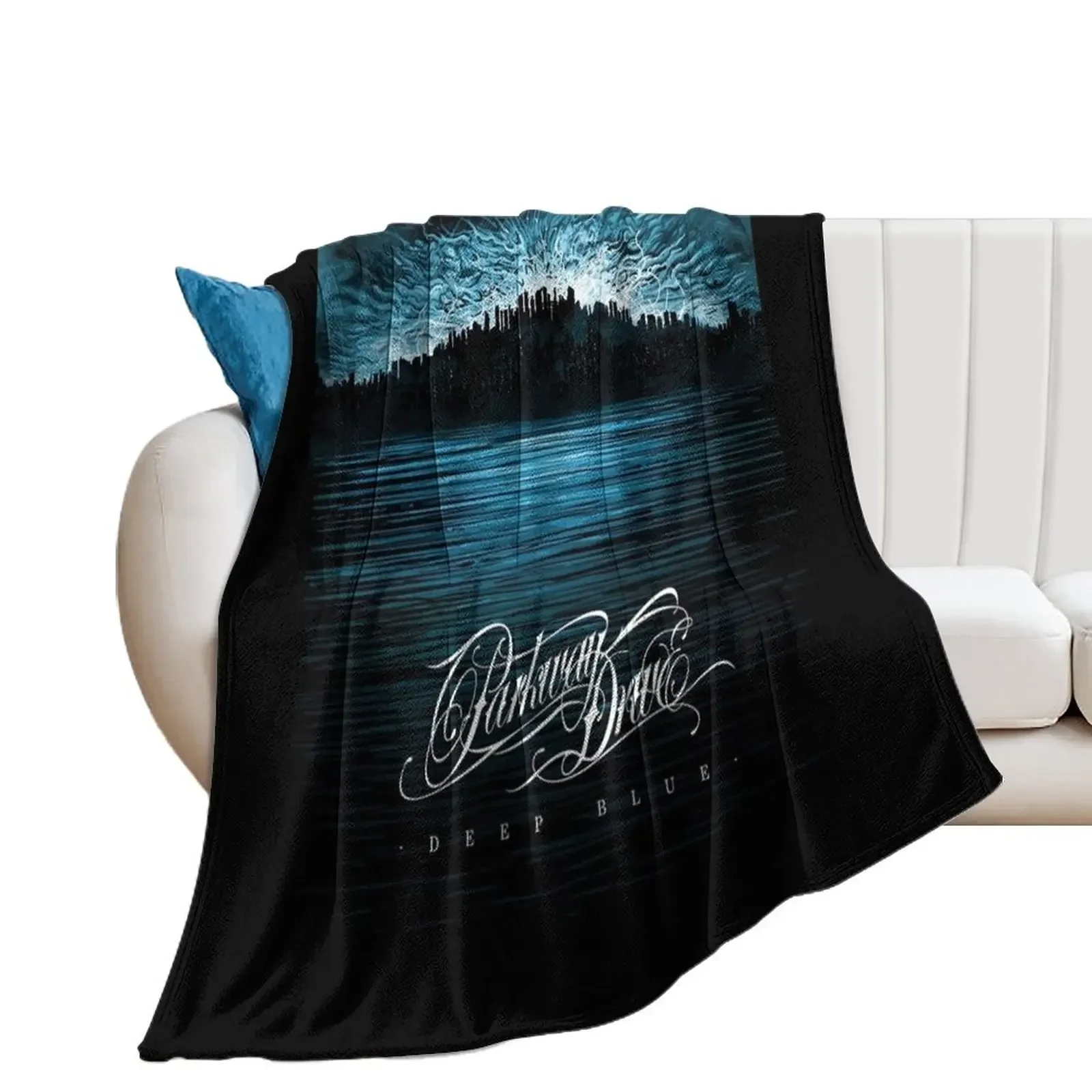 

Parkway Drive deep blue Throw Blanket Beautifuls Luxury Decorative Beds Blankets