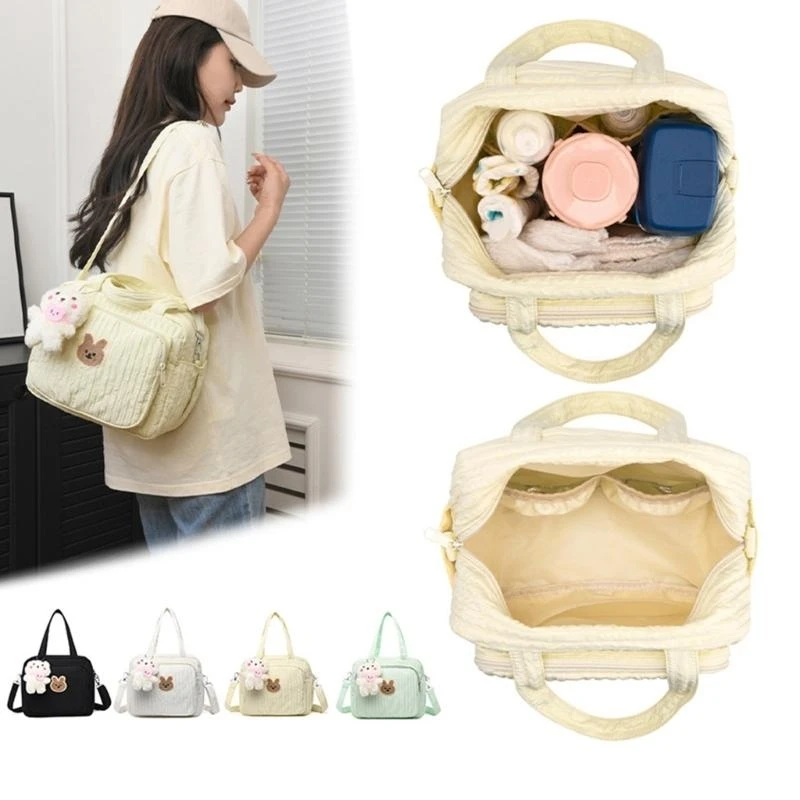 

J15U Diaper Bag Travel Friendly Baby Essential Storage Case for Mom Practical