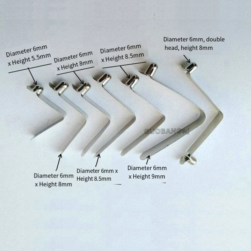 

6mm V-Type Spring Steel Rivet Buckle, Telescopic Tube Locking Clip,Hollow Shaft Positioning Catch, Furniture Hardware Fastener