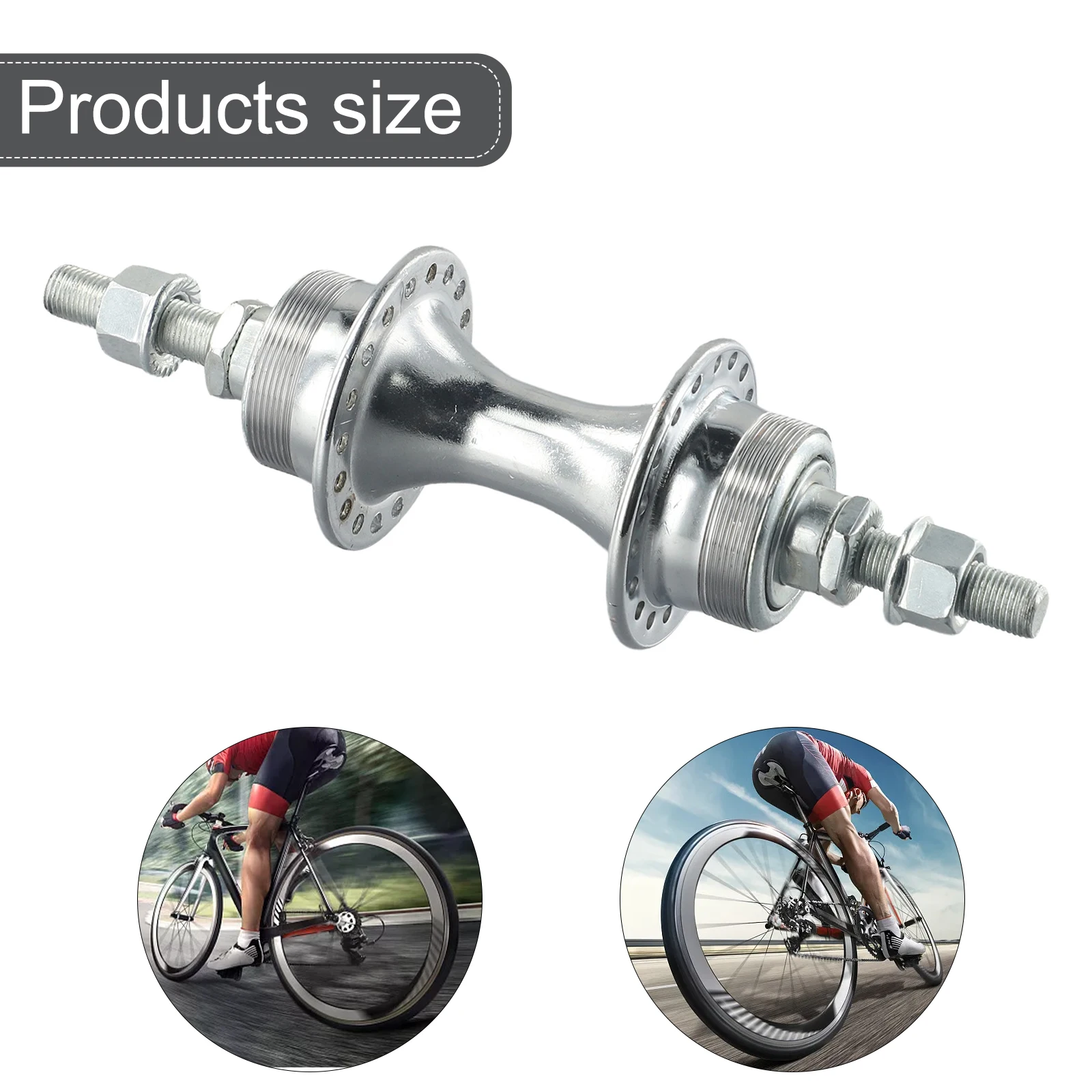 Durable High Quality 1pc 36 Hole Bike Hub Bicycle Kits Front Drum 270g Front 100MM Rear 130MM Rear Drum 340g For Bikes