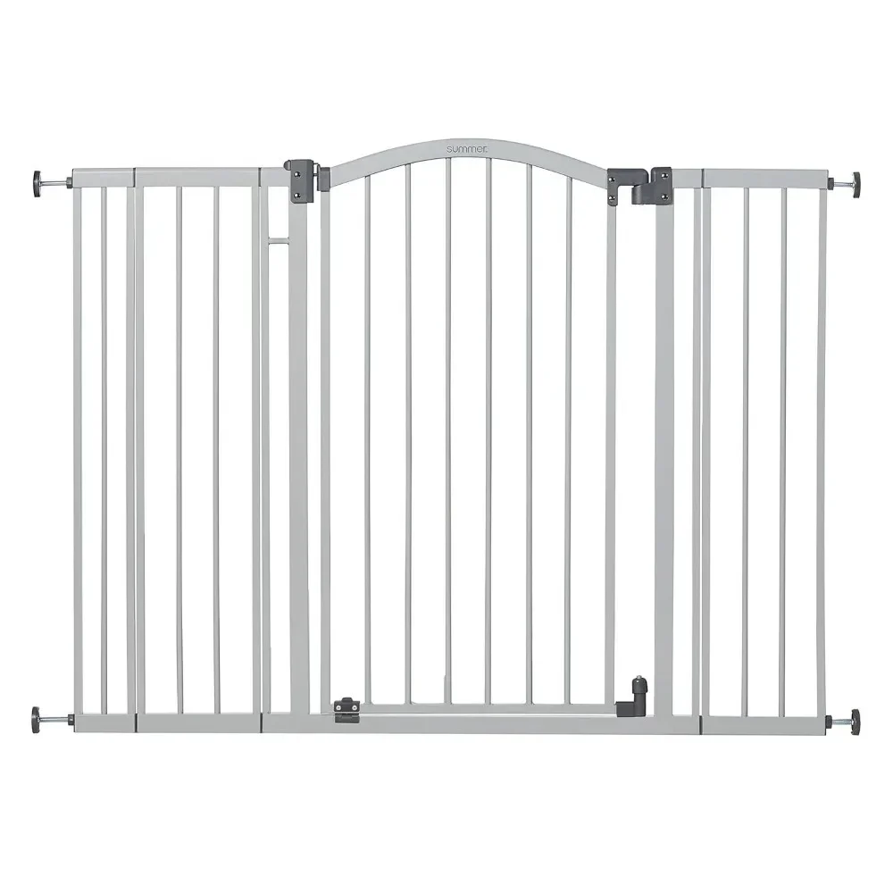 

Infant Extra Tall & Wide Safety Pet and Baby Gate, Pressure or Hardware Mounted, Install on Wall or Banister in Doorway