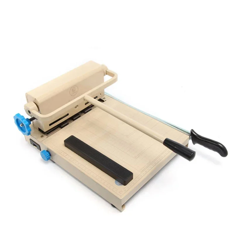 Portable Office Tools 210 Paper Cutter Trimming Machine Archive File Punch Machine Precision Safety Steel Paper Cutter