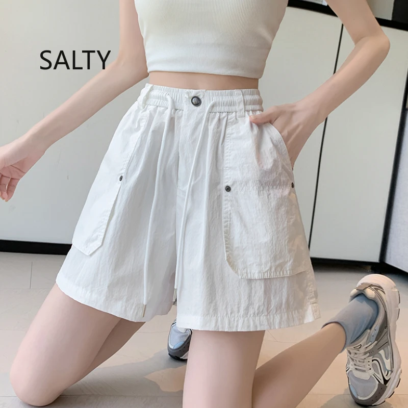 

Short Pants Women 2026 Summer New American Vintage Loose Casual Pants Design Sense Shorts Woman