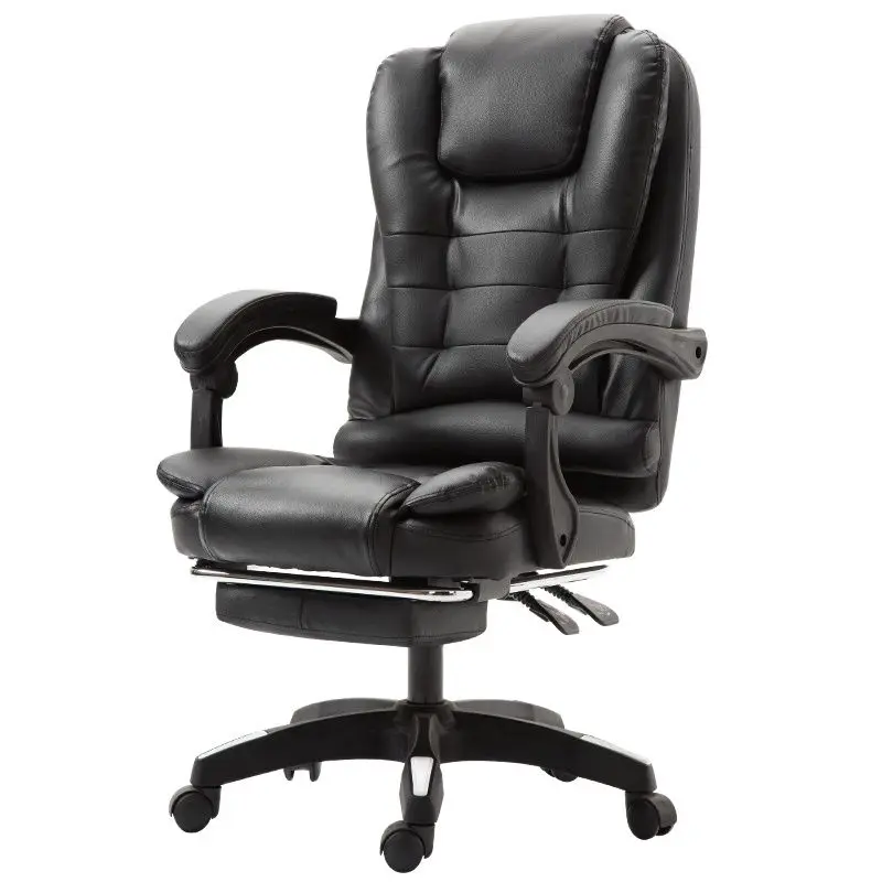 Computer Gaming Chair Lying Massage Lifting Rotatable Armchair Footrest Office Adjustable Swivel Leather Executive Massage Chair