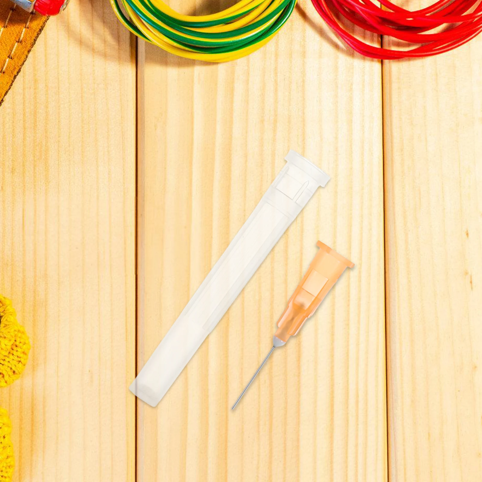 

100pcs Dispensing Needle Tips Luer Lock Bayonet Plastic Stainless Steel Refill Tool for Glue Ink Use