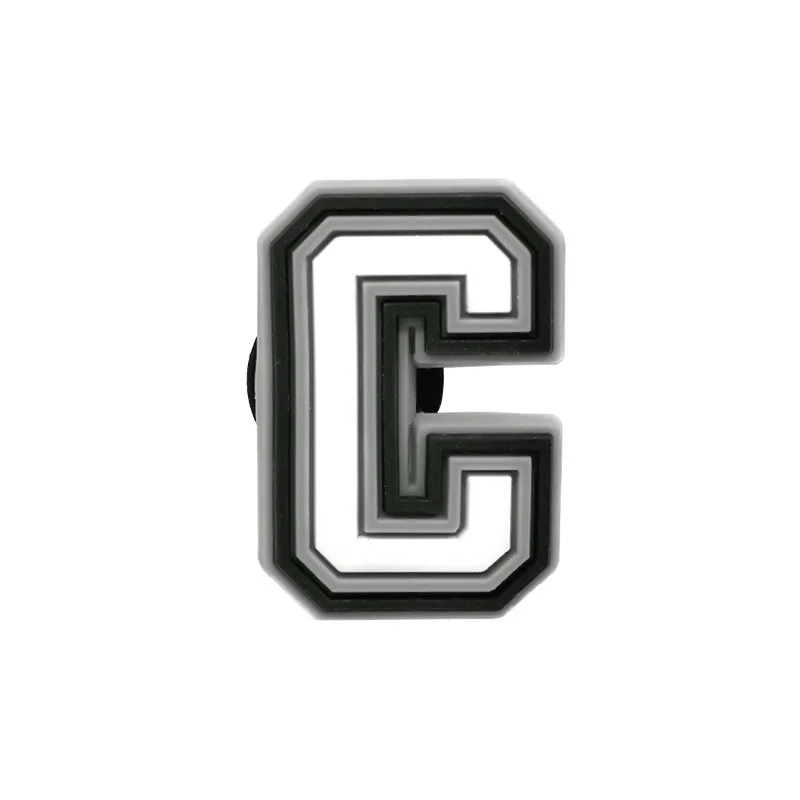 White Letters Shoe Charms for Crocs Accessories Sandals Women Clogs Pins Men Badges Kids Jeans Boy Girls Decoration Buckle Shoes image 5