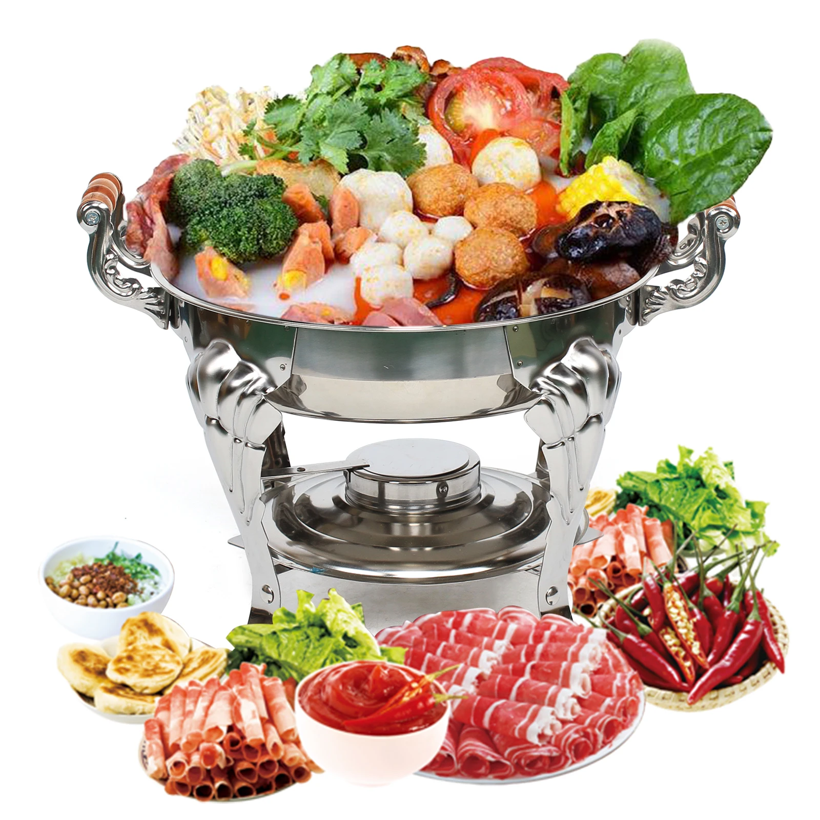 

Stainless Steel Chafing Dish Food Warmer Warming Container