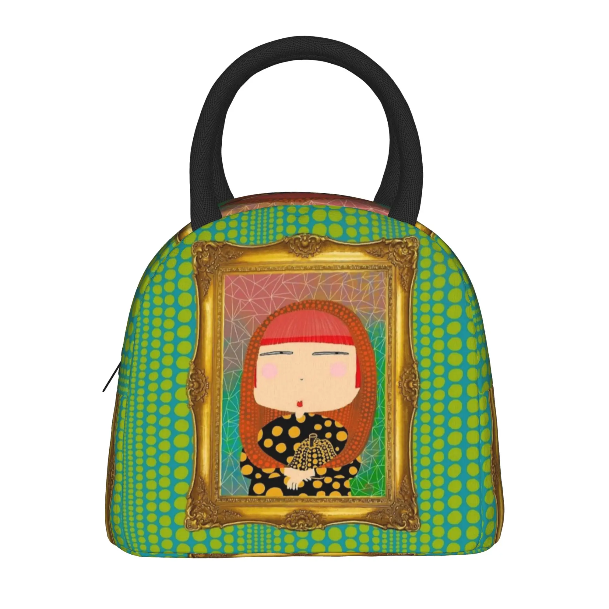 Yayoi Kusama  Insulated Lunch Bags Cooler Bag Meal Container  Leakproof Tote Lunch Box for Men Women Office  Travel