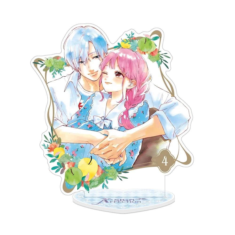 Anime A Sign of Affection 2026 New Full Set Kawaii Acrylic Stand Keychain Itsuomi Yuki Oushi Shin Manga Cover Art Decor