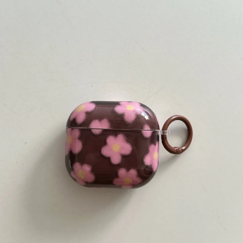 グラフィティぬいぐるみフラワーシンプルイヤホンケース Appleairpods2/3対応漫画フルカバーPRO2/PRO3