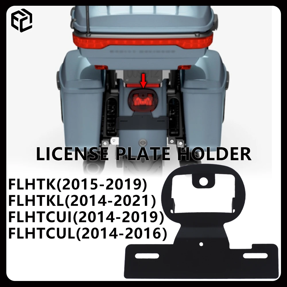 

Motorcycle License Plate Holder for Harley-Davidson Electra Glide Ultra Limited Low / Limited / Classic EFI / Classic Low