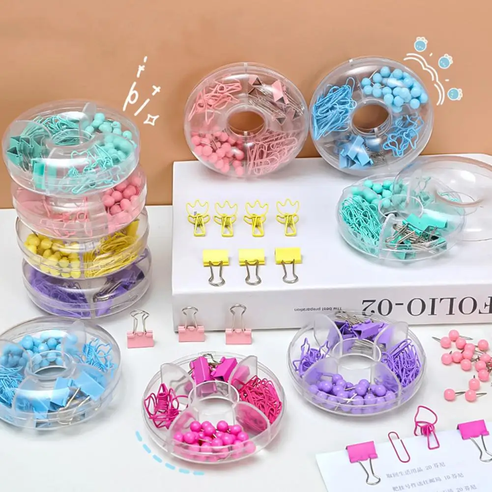 Lange Staart Clips 100Pcs Creatieve Sterke Clip Lichtgewicht Cartoon Kat Hart Document Papier Notepad Binding Clips Voor Home