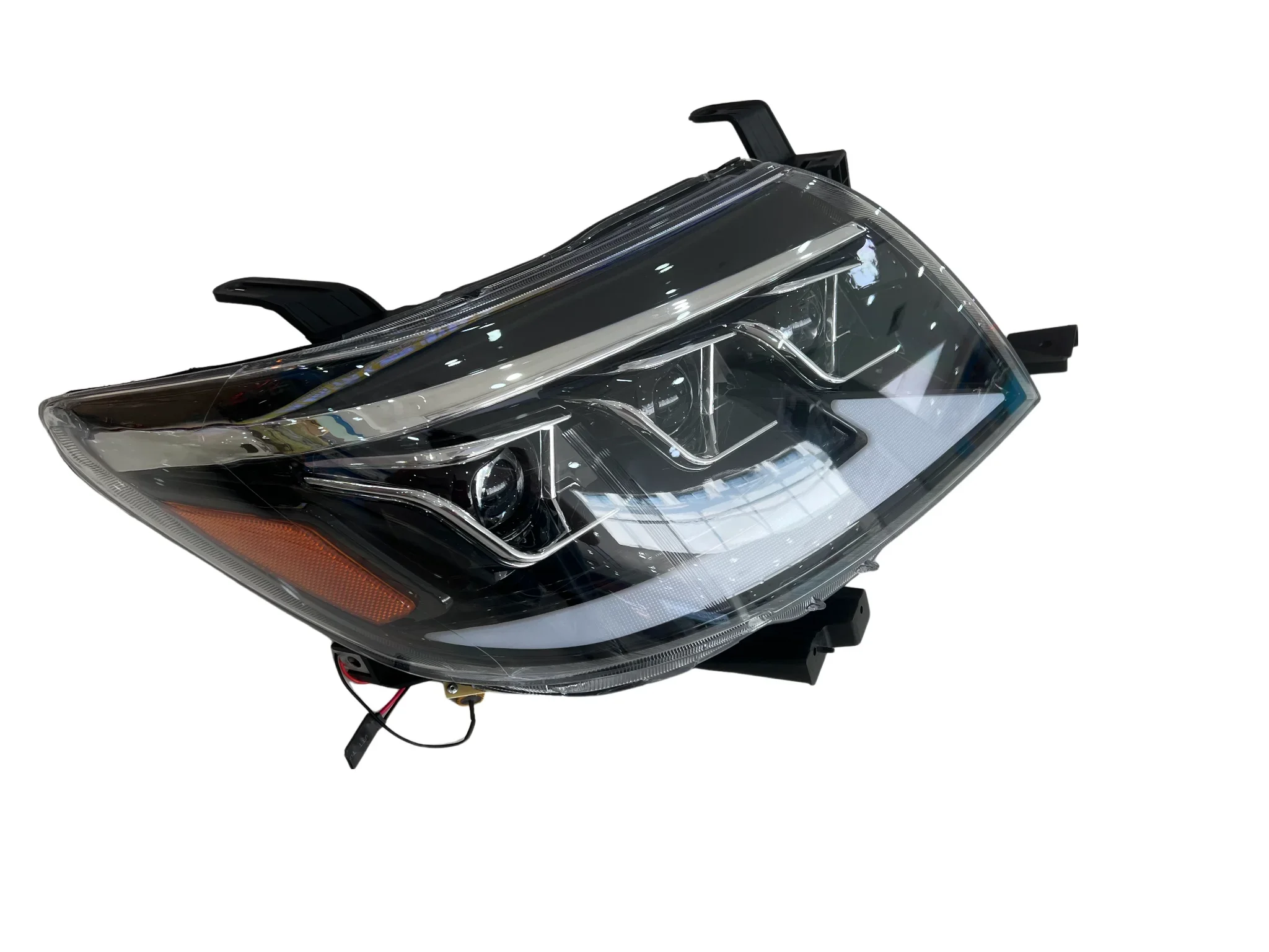 Car Lighting Systems New 12V 55W Waterproof LED 3 Lens Front Lamps Headlamp Led Headlights for Hilux Vigo 2012 2014