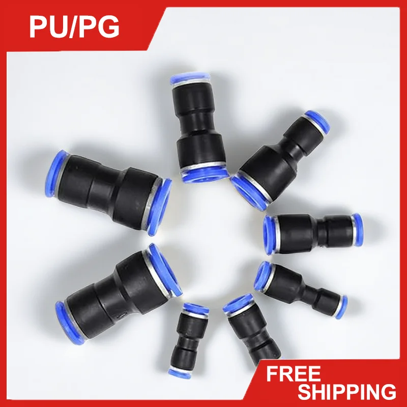 

Pneumatic Fittings Fitting Plastic Connector PU PG PV 4mm 6mm 8mm 10mm 12mm 14mm 16mm for Air Water Hose Tube Quick Connection