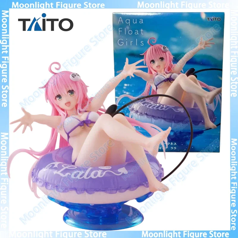 In Stock TAITO Aqua Float Girls AFG Lala Satalin Deviluke Swimming Ring Anime Action Figure Toy Gift Model Collection