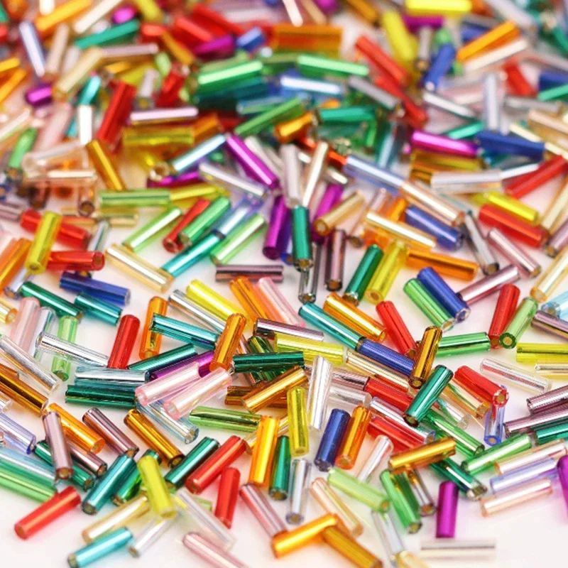 Seed Bead Tube - Aproximadamente 600 piezas/bolsa de cuentas de