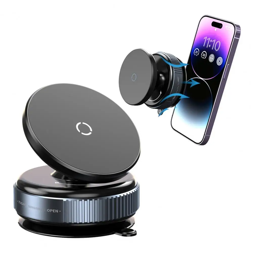 자기 전화 홀더 쉬운 설치를 위한 높은 안정성 흡입 컵이 있는 강력한 자기 자동차 전화 마운트 손떨림 방지 브래킷