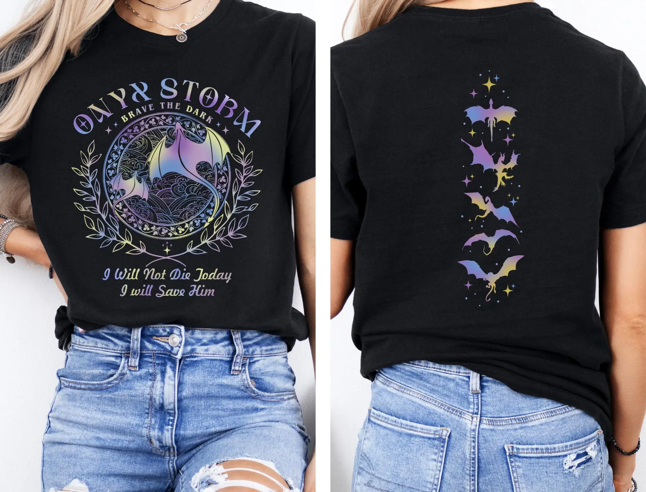 Onyx Strom Fourth Wing Shirt Basgiath War College Dragon Rider Violet Sorrengail Xaden Riorson Riders Quadrant Bookish Shirt