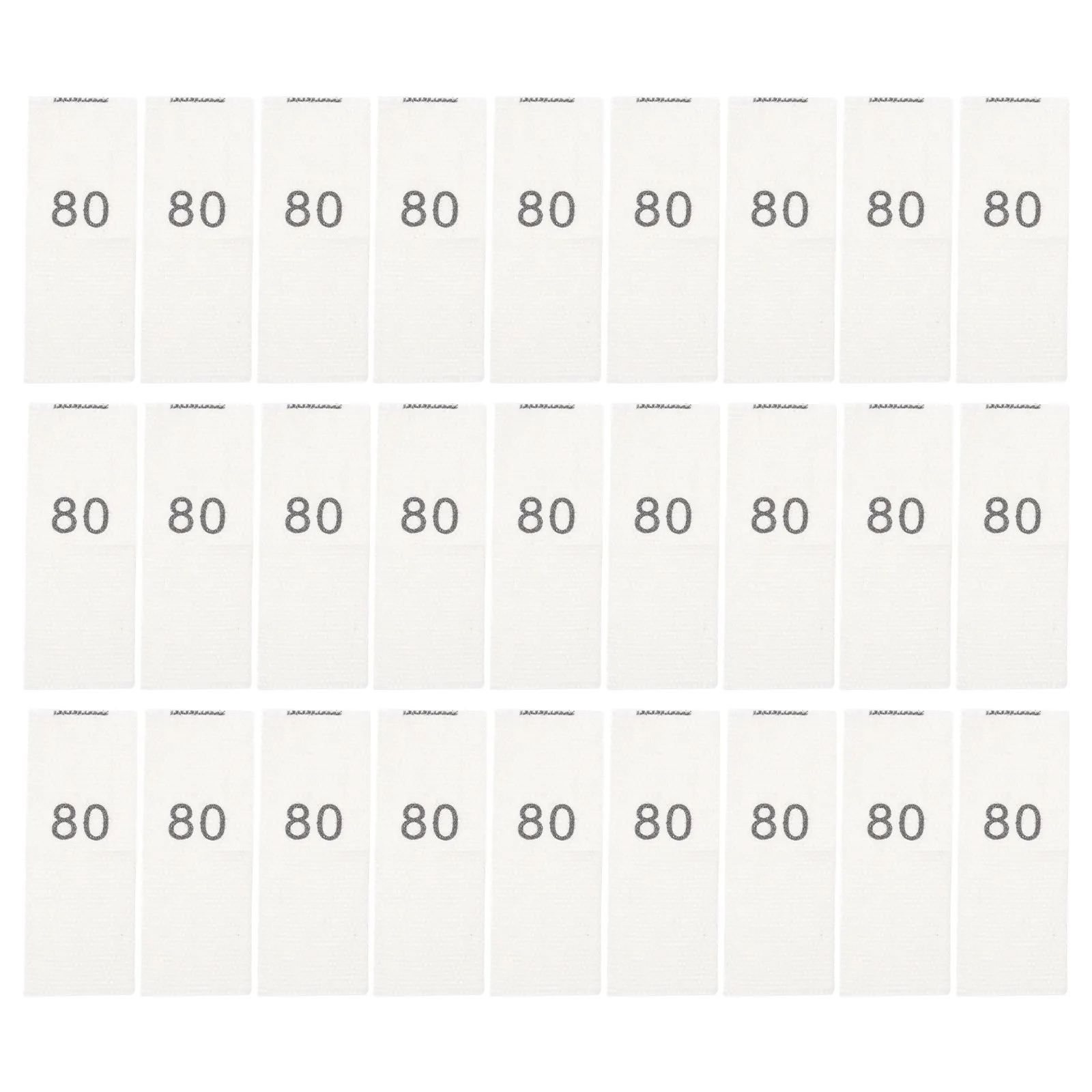 

200Pcs Children's Size Labels Woven Sewing Size Tags for Kids Clothes on Garment Inventory Organization Clothing